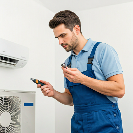 Air conditioning unit installation