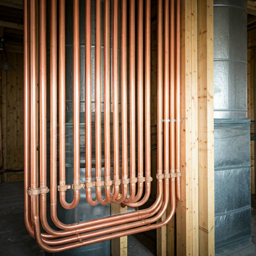 HVAC installation on new build